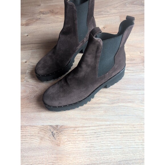 Freda Salvador Brooke Espresso Brown Womens 8.5 Water Resistant - Picture 9 of 13